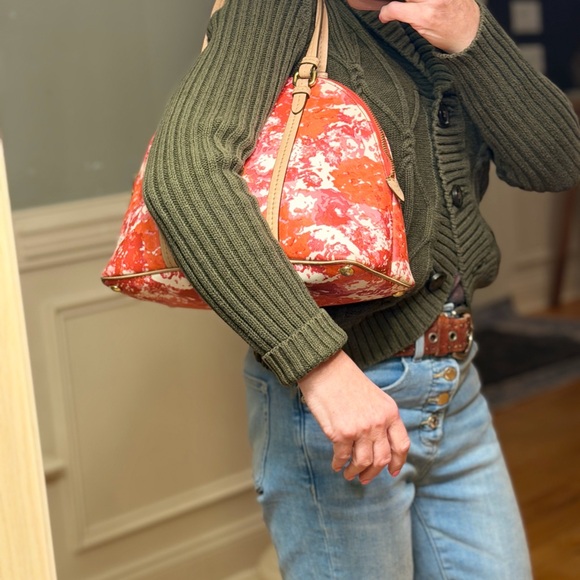 COACH 2014 Peyton Floral Cora Dome Satchel- RARE FIND! - Picture 4 of 14